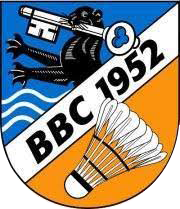 Logo des Biebricher Badminton Clubs BBC von 1952